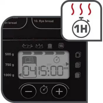 Tefal Pain Plaisir panificadora PF220838, 650 W, negra