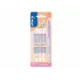 PILOT pop'lol Set de bolígrafos de gel pastel 0,4 mm, colores surtidos, 4 bolígrafos (BL-PL-7-KUV/P/O/G-S4P)