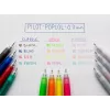 PILOT pop'lol Set de bolígrafos de gel pastel 0,4 mm, colores surtidos, 4 bolígrafos (BL-PL-7-KUV/P/O/G-S4P)