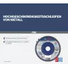 Bosch X571 Best for Metal disco de láminas abrasivas 125 mm P80 circonio 2608607338