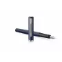 Waterman Impression Estilográfica plumín fino laca azul anillos decorativos cromados caja de regalo 2225502