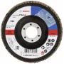 Bosch X431 Disco de láminas abrasivas estándar para metal, recto, 115 mm, grano 80, soporte de fibra de vidrio 2608603714