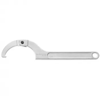 Facom 125A.35 llave de gancho articulada 15-35 mm, cromo satinado, 168 mm