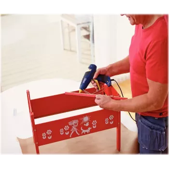 RAPID TOOLS 40107360 barras de pegamento termofusible para madera, papel, cartón, 12 mm de diámetro, cortas, amarillentas, 1 ud.