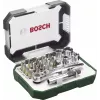Bosch Accessories Promoline 2607017392 Set de 27 puntas de atornillar con puntas planas, Phillips, Pozidriv, hexagonales y Torx en maletín de almacenamiento