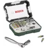 Bosch Accessories Promoline 2607017392 Set de 27 puntas de atornillar con puntas planas, Phillips, Pozidriv, hexagonales y Torx en maletín de almacenamiento