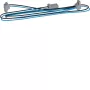 HAGER KU9S115YE Cable de conexión en Y, negro/azul, 1,5 m, 1 conector macho a 2 conectores hembra