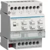 HAGER TYMS646R Actuador de calefacción 6 vías KNX Secure con controlador