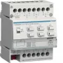 HAGER TYMS646R Actuador de calefacción 6 vías KNX Secure con controlador