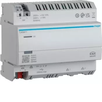 Hager Domovea basic TJAS671 Pasarela KNX IP servidor de smart home