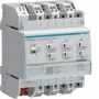 Hager TYAS606D Actuador de conmutación/persiana KNX Secure 6/3 canales 16A carga C