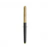 Waterman Hemisphere Bolígrafo roller - fino, negro brillante con anillos decorativos cromados, caja de regalo 2225136