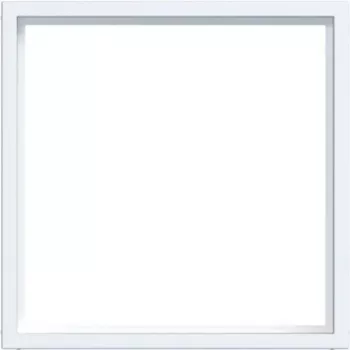 HAGER WAF7073WM Anillo intermedio para placas centrales de 50x50mm, blanco polar