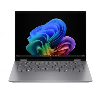 HP OmniBook X Flip 2 en 1 14-fk0020nw, 14,2 pulgadas 2,8K OLED táctil, AMD Ryzen AI 5 340, 16GB RAM, 512GB SSD, Radeon 840M, Win11, Meteor Silver