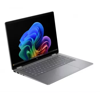HP OmniBook X Flip 2 en 1 14-fk0020nw, 14,2 pulgadas 2,8K OLED táctil, AMD Ryzen AI 5 340, 16GB RAM, 512GB SSD, Radeon 840M, Win11, Meteor Silver