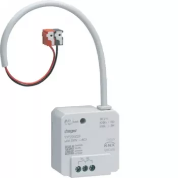 Hager TYBS602F Actuador de conmutación/persiana KNX, 2/1 canales, 6 A, montaje empotrado