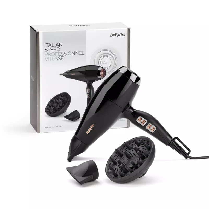 Babyliss Air Power Pro Secador de pelo, 2300W, negro