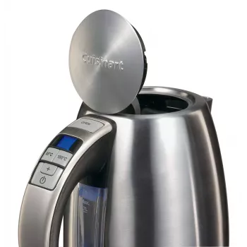 Cuisinart CPK17E-B Hervidor eléctrico, 1,7 L, 1500 W, acero inoxidable, 6 ajustes de temperatura