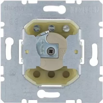 Hager Mecanismo de interruptor de persiana con llave 1 polo empotrado WDE383110