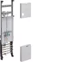 Cuadro de contadores completo Hager ZH32P7KT 1050x250 mm trifásico 1 posición de contador 10 mm² con función de corte
