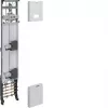 Cuadro completo Hager ZH53W3NT universZ, 1350x250 mm, 3 puntos, 2 posiciones de contador, 10 mm², con función de corte