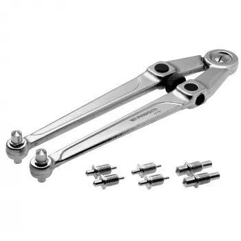 Llave de gancho ajustable Facom 117.B para tuercas de gancho 20-100 mm
