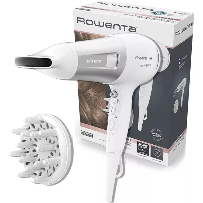 Secador de pelo Rowenta Power 2100W blanco/plata