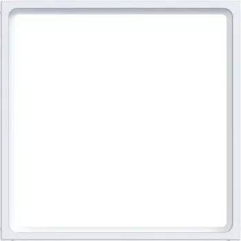Placa central anillo intermedio HAGER WAF7074WM 51x51 mm blanco polar