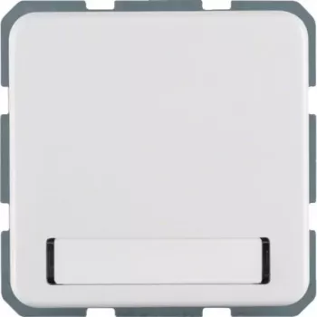 Hager WWS1114PW toma de corriente Schuko, blanco polar brillante, 16 A, montaje empotrado