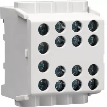 HAGER KH35L8 borne de derivación de línea principal 1 polo, línea principal 6-35 mm², 125 A, 1000 V, gris