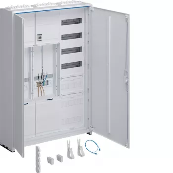 Hager universZ armario de contadores completo 1100x800x205mm trifásico 2 emplazamientos de contador APZ blanco ZB333Q25ENT
