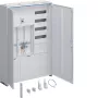 Hager universZ armario de contadores completo 1100x800x205mm trifásico 2 emplazamientos de contador APZ blanco ZB333Q25ENT