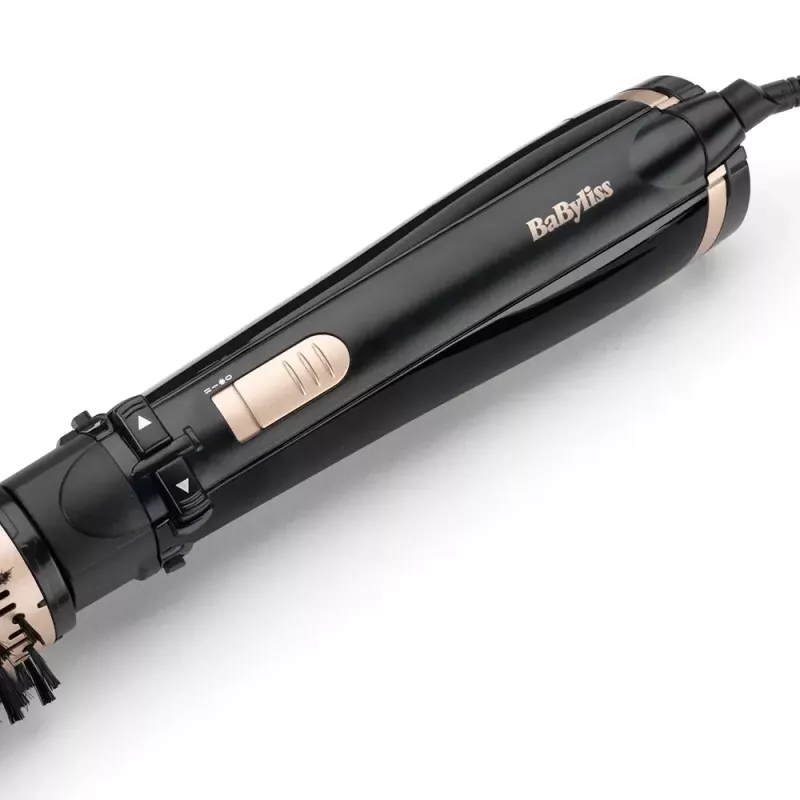 BaByliss Big Hair Dual moldeador de aire caliente giratorio, 1000 W, negro/oro