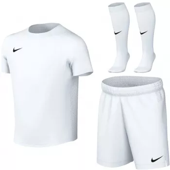 Nike Dri-FIT Park VIII conjunto de fútbol para niños pequeños blanco HV8260-100 talla S