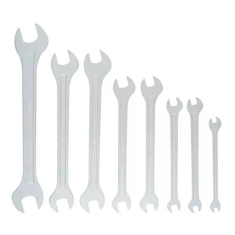 Facom 31.JE8T juego de llaves de doble boca extraplanas, métricas, 8 piezas, 6-24 mm