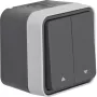 Hager conmutador de persiana de superficie 1 polo WNC300