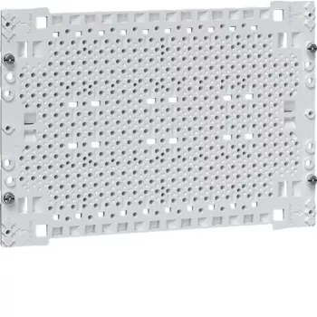 Hager UM00M0 placa de montaje, plástico, 175 x 250 mm, gris