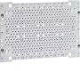 Hager UM00M0 placa de montaje, plástico, 175 x 250 mm, gris