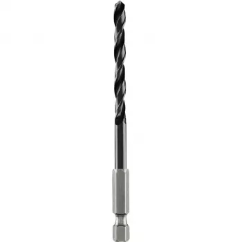 Bosch Accessories 2609255142 broca helicoidal HSS para metal 5 mm mango hexagonal laminado 1/4 pulgadas (6,3 mm) 1 ud.