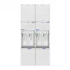 HAGER ZK3EN24 cableado Universal-Z completo cuadro de contador, 4 emplazamientos de contador, BKE-I, 2 campos de ancho, 1050 mm