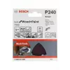 Bosch 2608621689 hoja de lijado delta P240 93 mm pack de 5