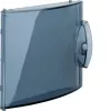 HAGER puerta transparente GP104T para caja mini GD104