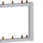 HAGER KCF563R peine de fases vertical derecho 2 polos 3 módulos 63 A