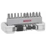 Bosch 2607017578 set de 34 piezas de brocas y puntas de atornillar con brocas para metal HSS-TiN, mampostería y madera en X-Line Case