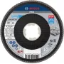 Bosch Accessories 2608619199 disco de láminas X-LOCK 115 mm grano 80 corindón de circonio cónico Tipo 29 para metal, 1 ud.