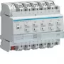 Hager TYAS610D actuador de conmutación/persiana KNX 10/5 canales 16A carga C Secure
