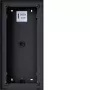 Hager REW407X caja de superficie para intercomunicador mono, 2/3/4 teclas de llamada, antracita