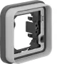 Hager WNA401 marco empotrable 1 elemento, IP55, gris