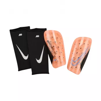 Nike Mercurial Lite espinilleras de fútbol naranja XL