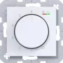 Hager WAN5011WM termostato de ambiente 230V 15W pulsador giratorio/de presión calefacción/refrigeración blanco polar